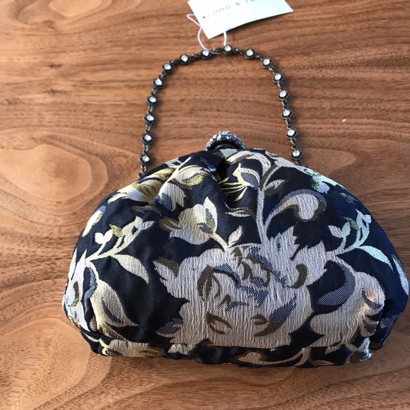 Lord & Taylor Handbags - NWT Crystal And Cloth Wristlet